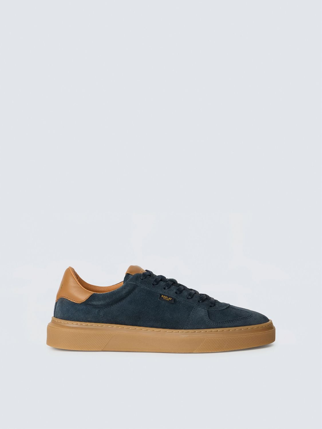 REPLAY FODEN PLAY SUEDE SNEAKERS GMZ7N .000.C0005L NAVY__ 1