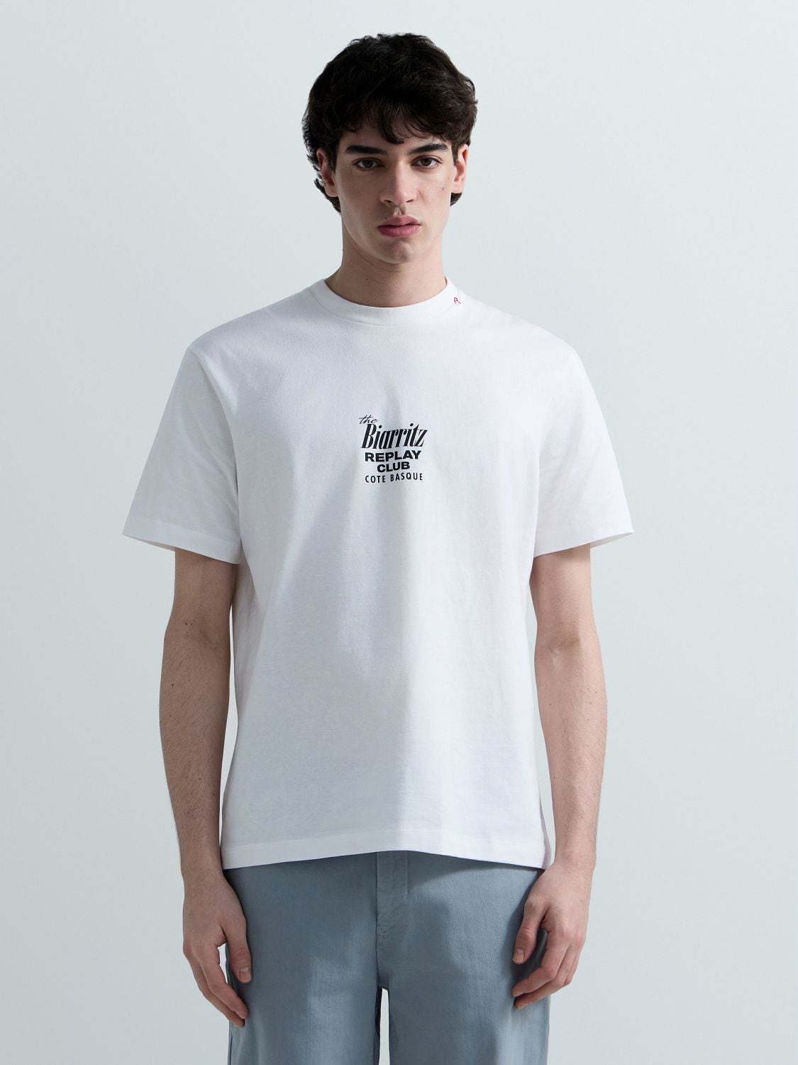 COCKTAIL-PRINT COTTON T-SHIRT