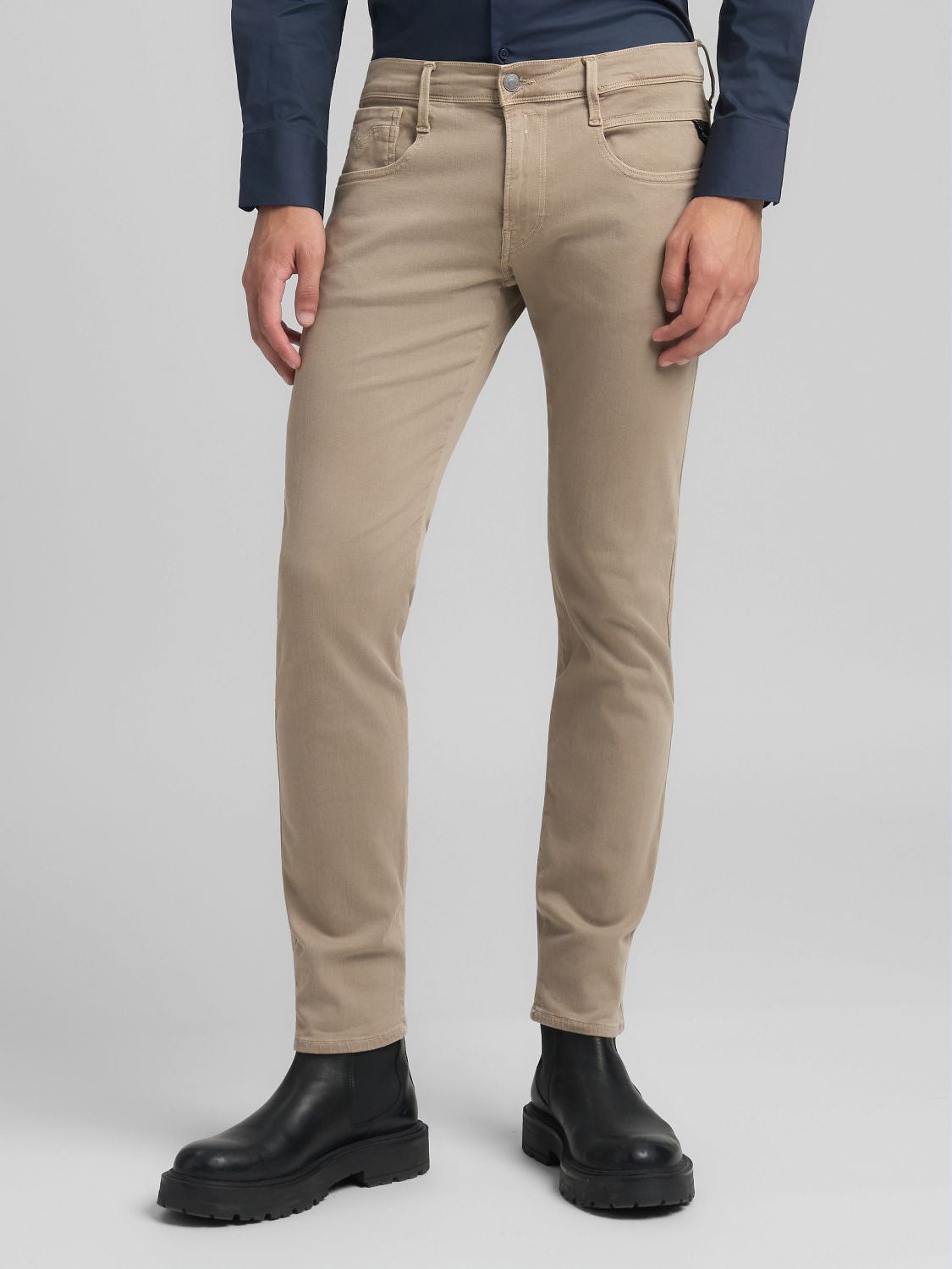 REPLAY ANBASS SLIM-FIT JEANS M914E .000.8366197 SAND 2