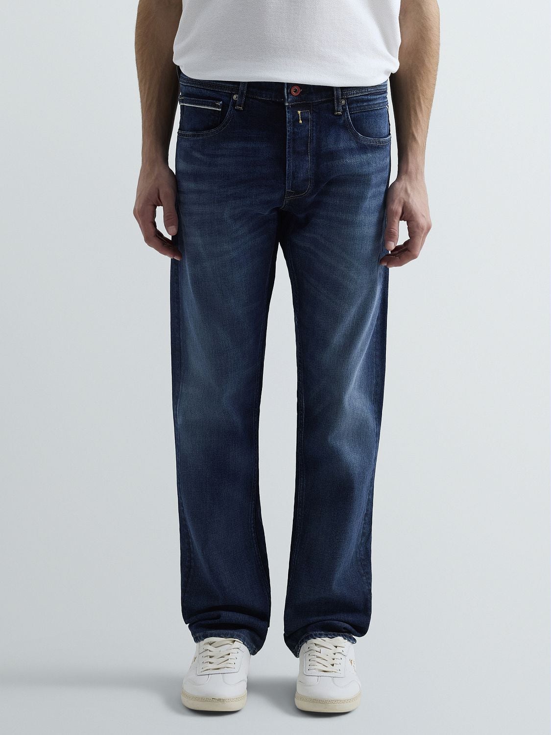 REPLAY GROVER STRAIGHT-FIT JEANS MA972 .000.425 170 DARK BLUE 2