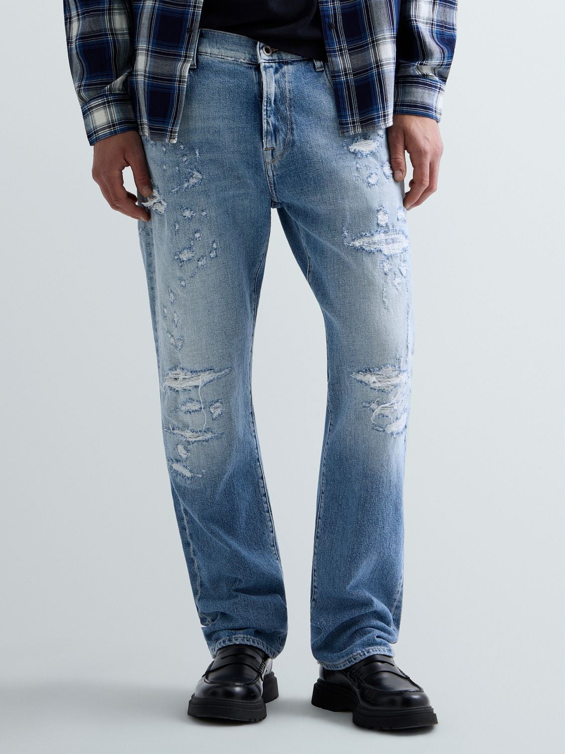 REPLAY AIDEEN STRAIGHT-FIT JEANS M1075 .00Q.795 298 LIGHT BLUE 2