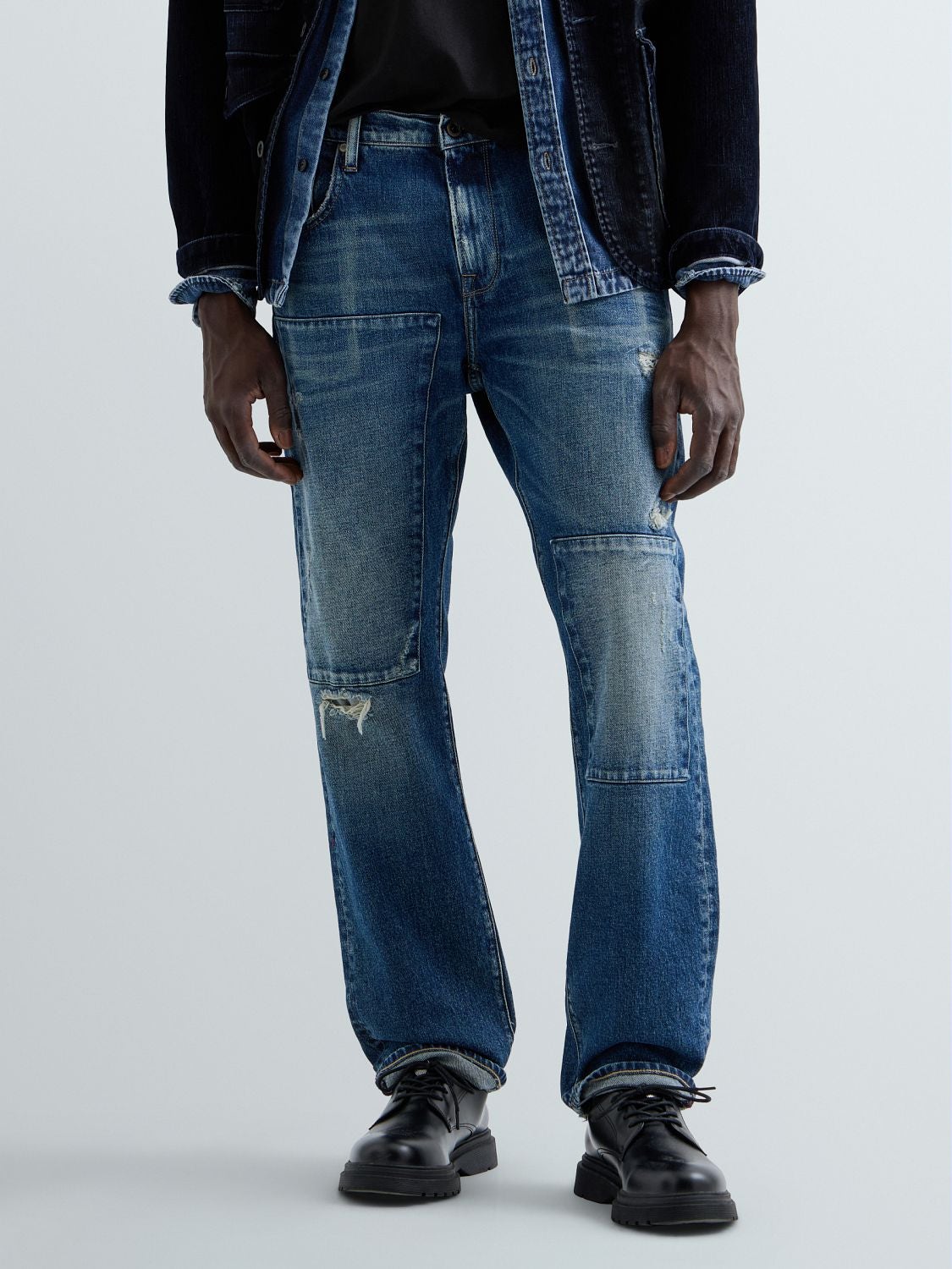 REPLAY AIDEEN STRAIGHT-FIT JEANS M1075 .0TQ.795 26E MEDIUM BLUE 2