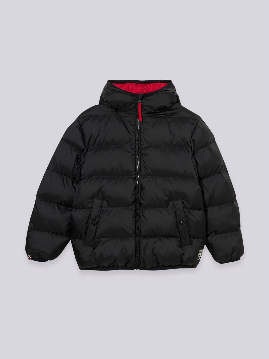 REPLAY REVERSIBLE HOODED FULL-ZIP JACKET SB8220.050.89122 ARCHIVE RED 1