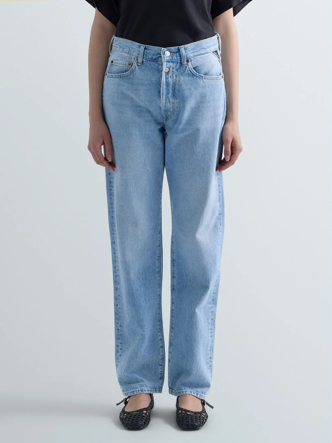 REPLAY W9ZERO1 STRAIGHT-FIT JEANS W9Z1  .000.800 727 SUPER LIGHT BLUE 2