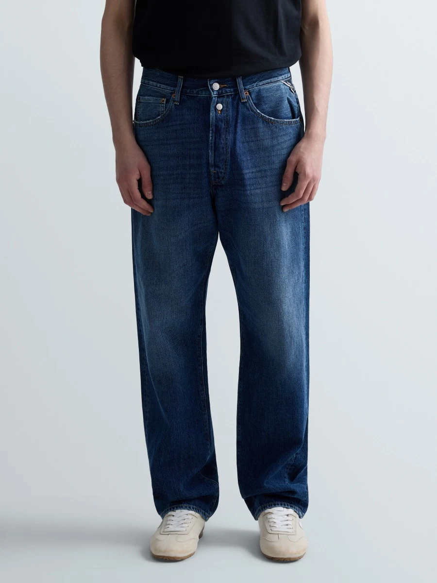 REPLAY M9ZERO1 STRAIGHT-FIT JEANS M9Z1  .000.800 721 DARK BLUE 3