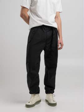 COTTON-BLEND TROUSERS