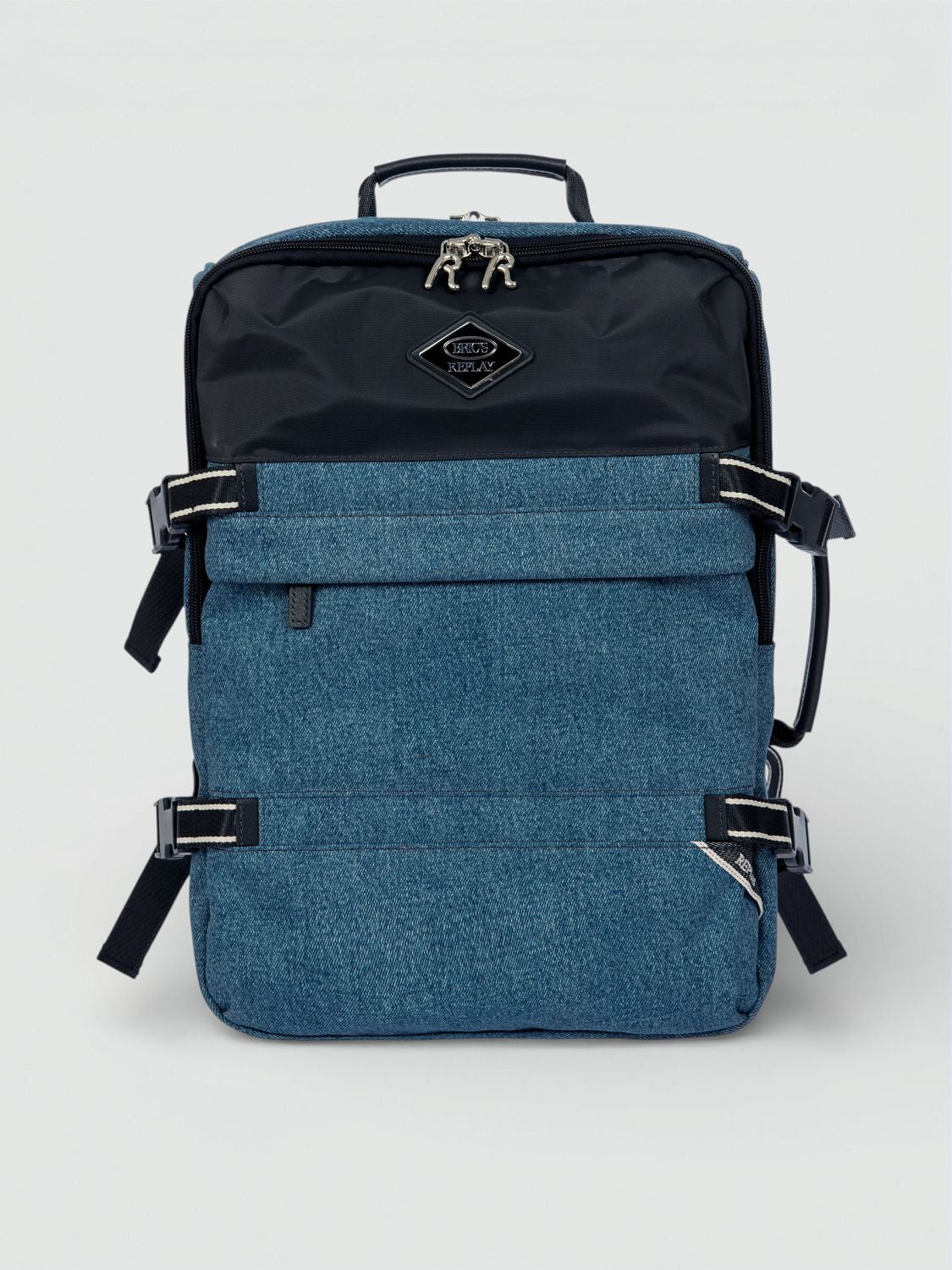 REPLAY Bric's Replay Underseat Backpack in denim CUD43 .000.Q43759 LIGHT DENIM 1