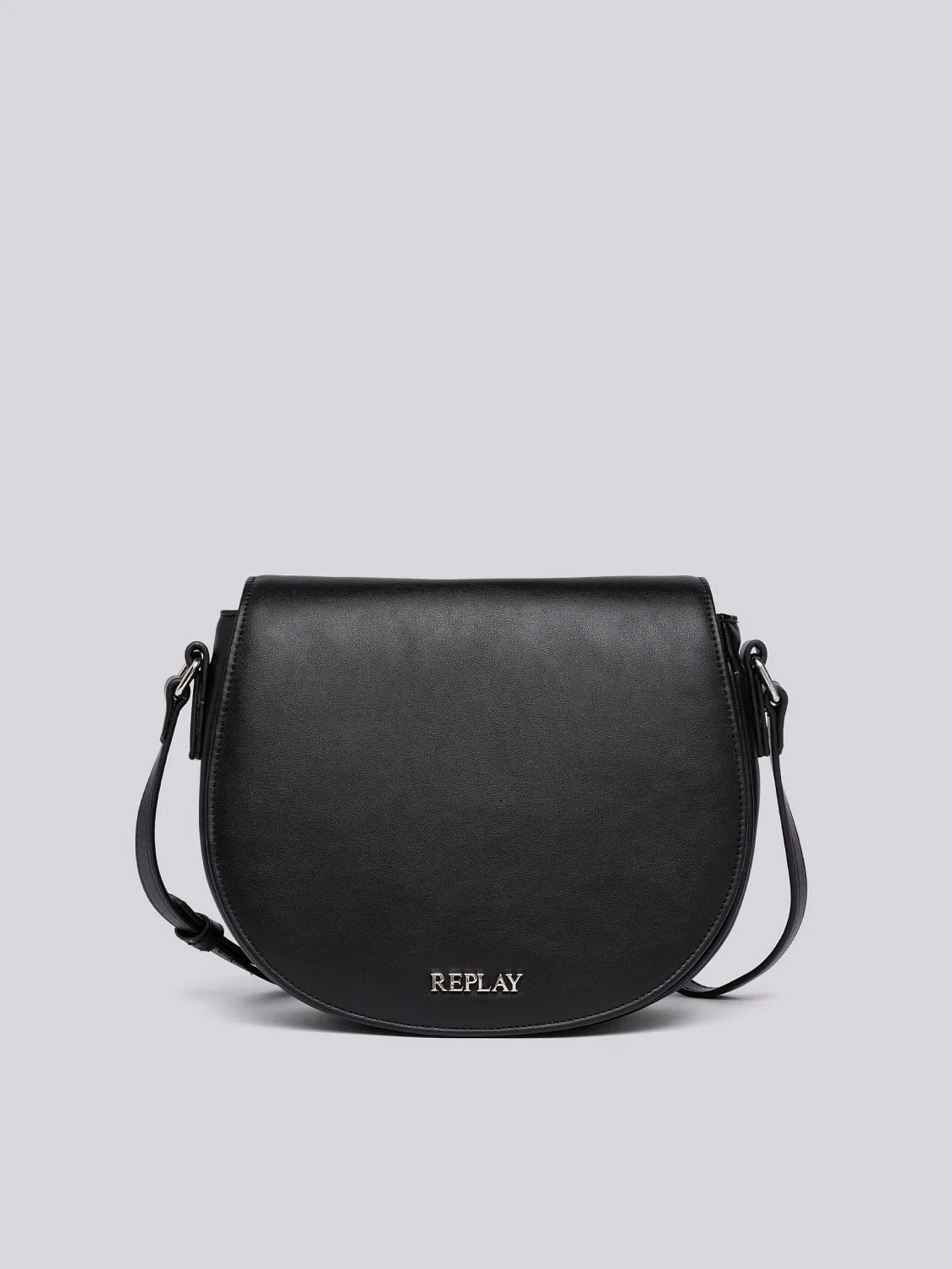 REPLAY Borsa saddle tinta unita FW3586.000.A0420A BLACK 1