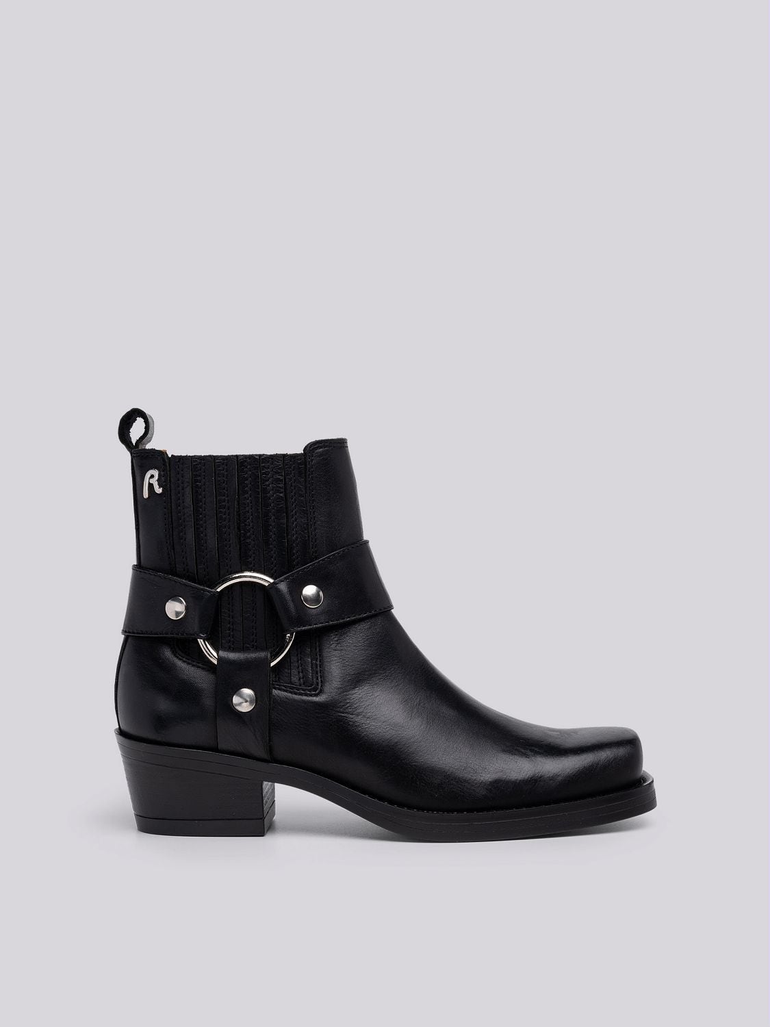 REPLAY STIVALETTI IN PELLE KORA CHELSEA GWN88 .000.C0004L BLACK 1