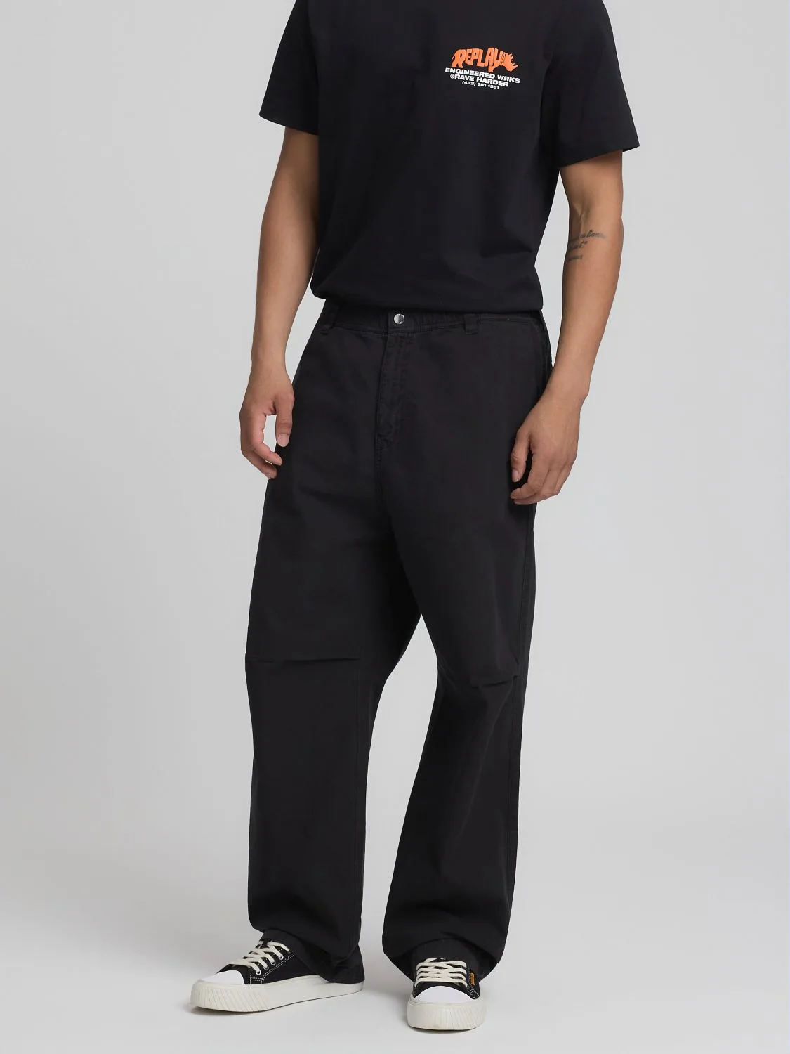 REPLAY KU1007.000.D854069-Pants KU1007.000.D854069 BLACK 2