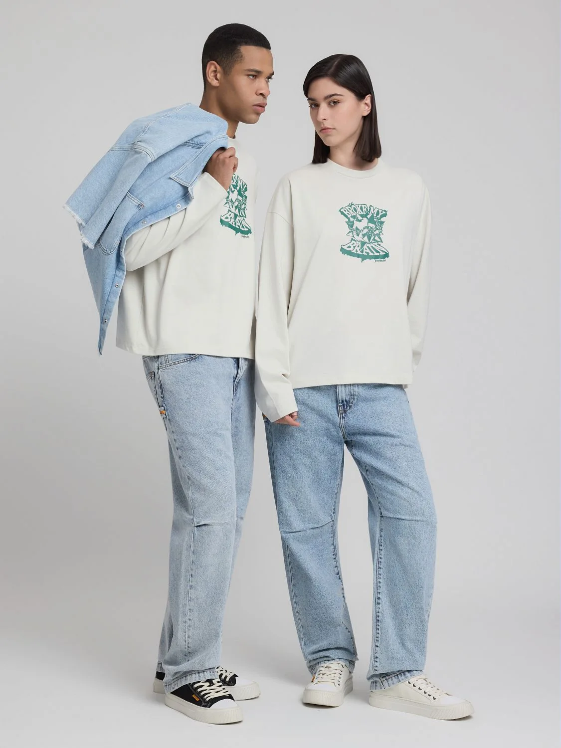 REPLAY MORNING STAR LONG SLEEVE AGENDER REPLAY INC. KU6002.000.D23804 IVORY 1