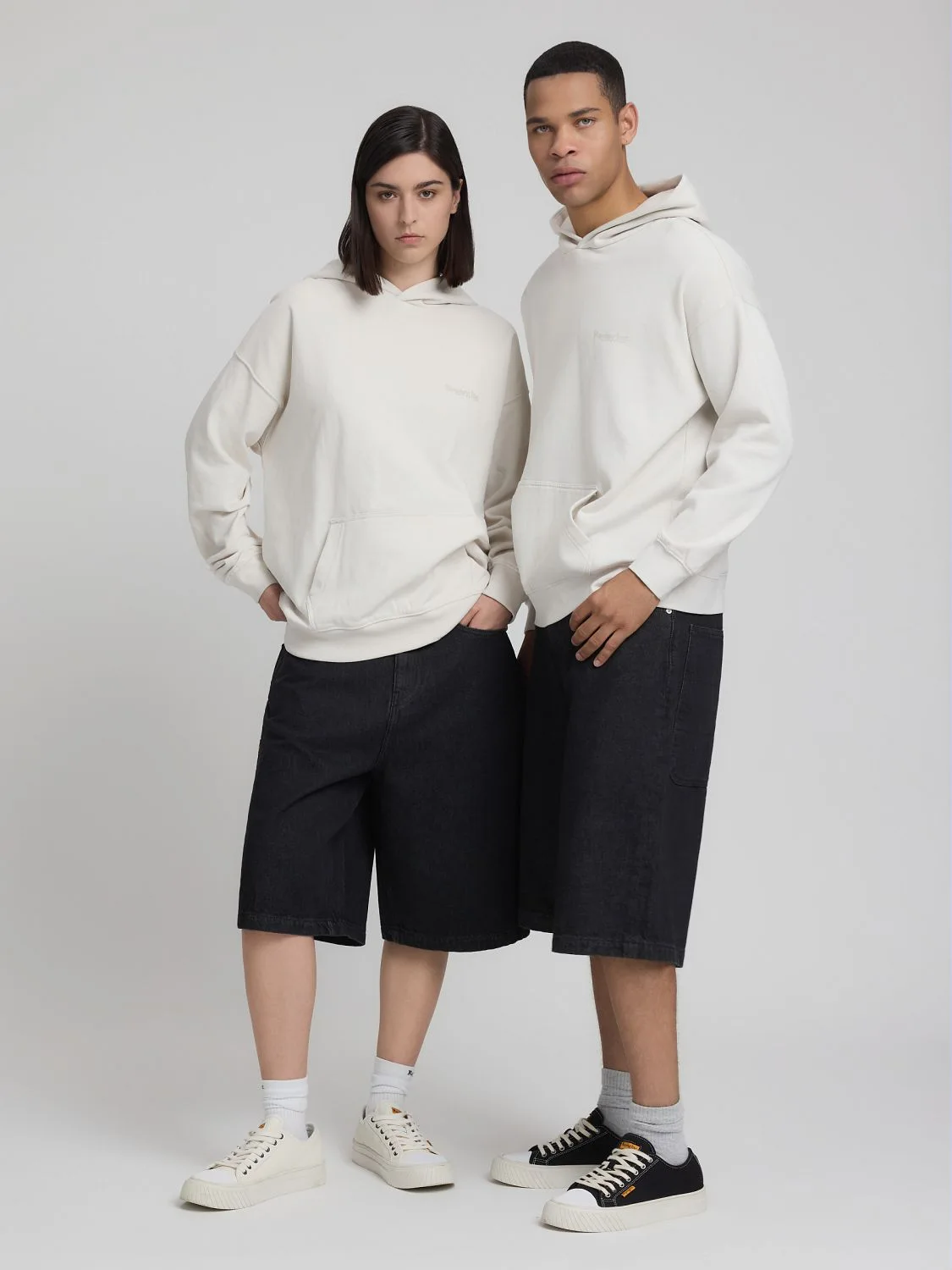 REPLAY LOGO HOODIE AGENDER REPLAY INC. KU6062.000.D23960 IVORY 1