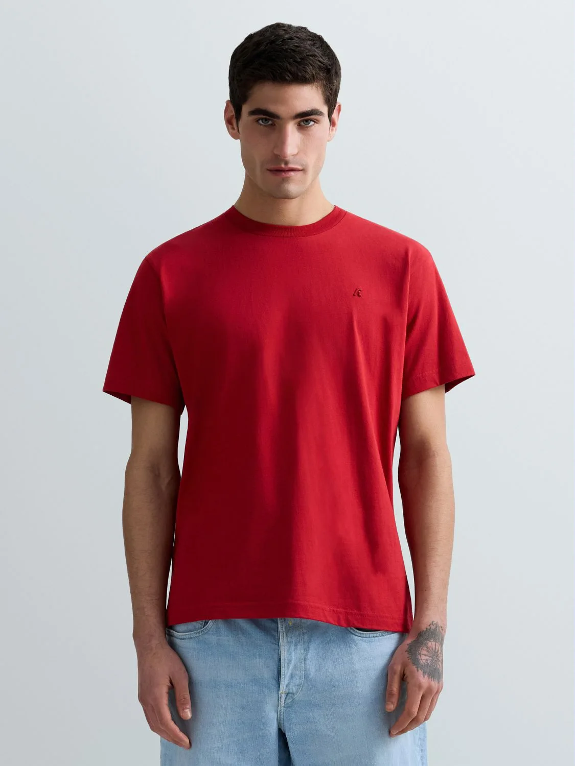 REPLAY T-SHIRT IN JERSEY CON LOGO R ROSSO M3015 .000.2660 RED 2