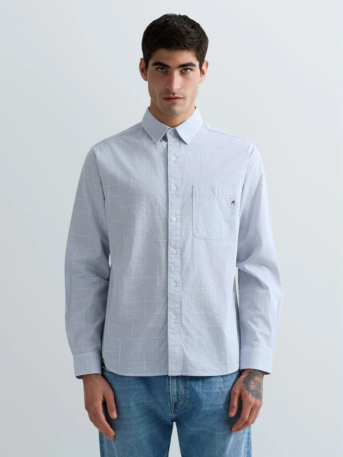 CAMICIA IN COTONE CHECK