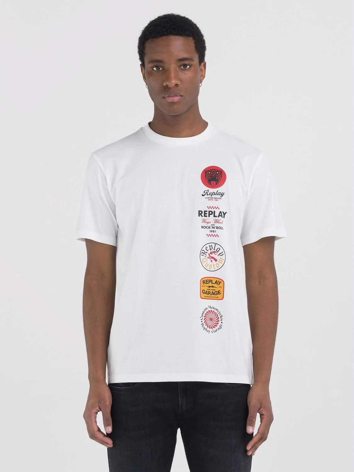 Mens Shirts T Shirt Uomo Replay Clothing Maglietta Replay Replay