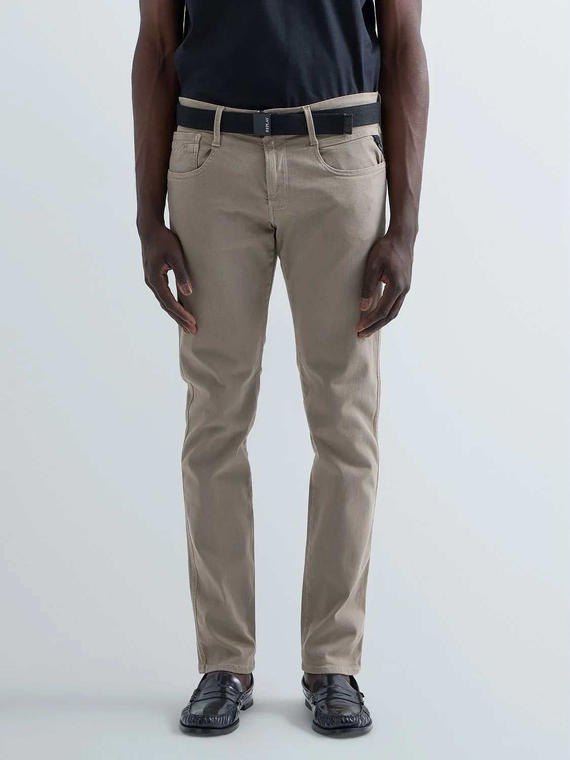 REPLAY JEANS SLIM FIT ANBASS M914E .000.8366197 SAND 2