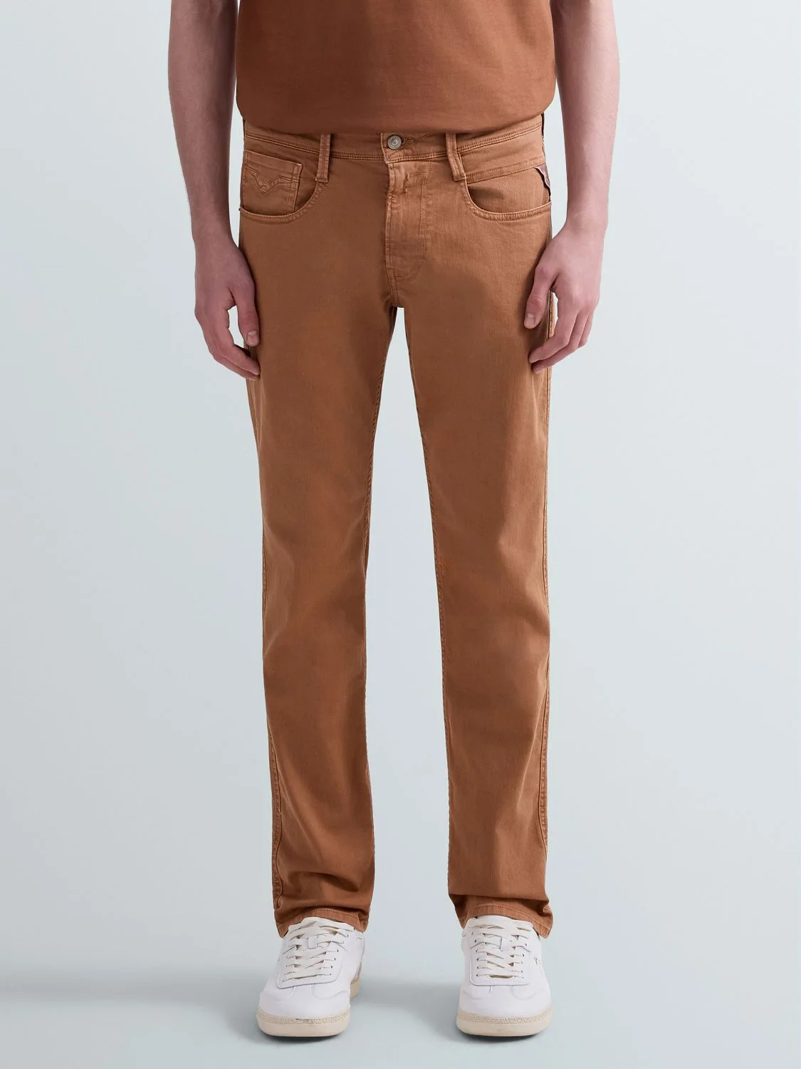 REPLAY ANBASS SLIM-FIT JEANS M914Y .000.8488790 TOBACCO 2