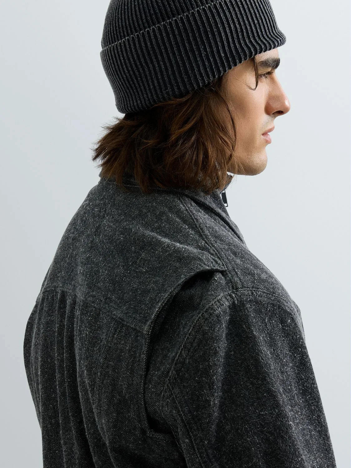 Giacca in denim mano lana Dark grey | Replay Jeans