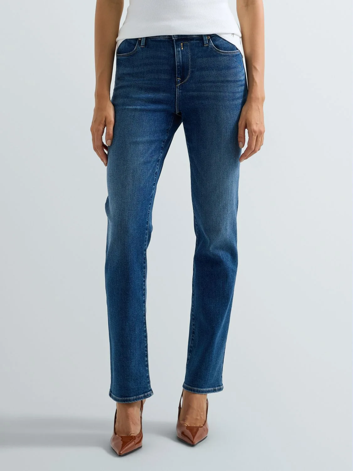 REPLAY JEANS STRAIGHT FIT ZOLIE W0516 .000.805 225 MEDIUM BLUE 2