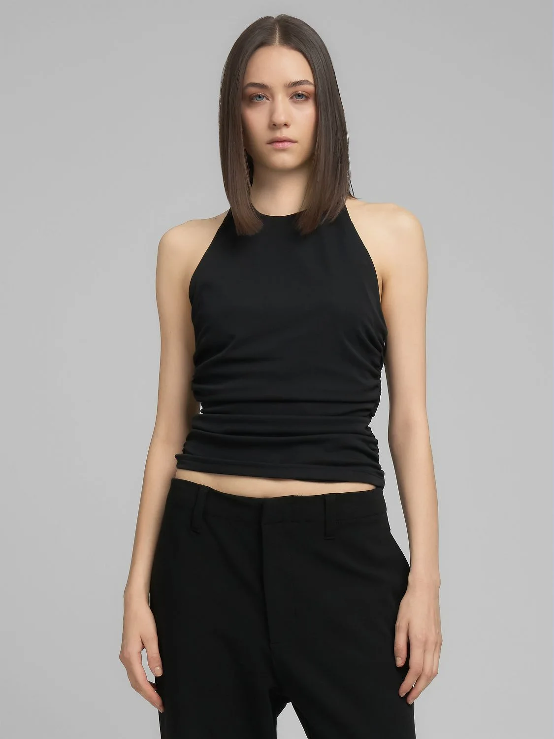 REPLAY HALTERNECK VEST TOP W3446 .000.23954 BLACK 2