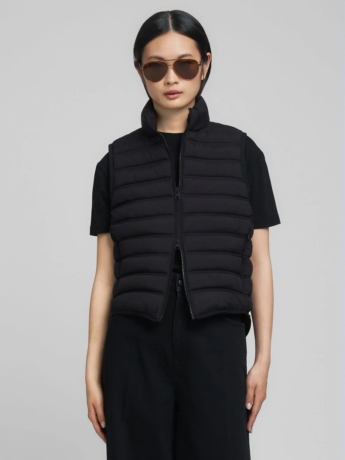 GILET IMBOTTITO E TRAPUNTATO