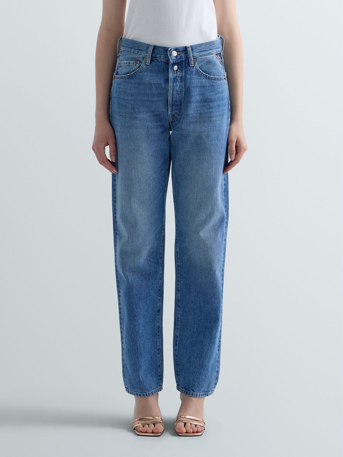 REPLAY JEANS STRAIGHT FIT W9ZERO1 W9Z1  .000.800 764 MEDIUM BLUE 1