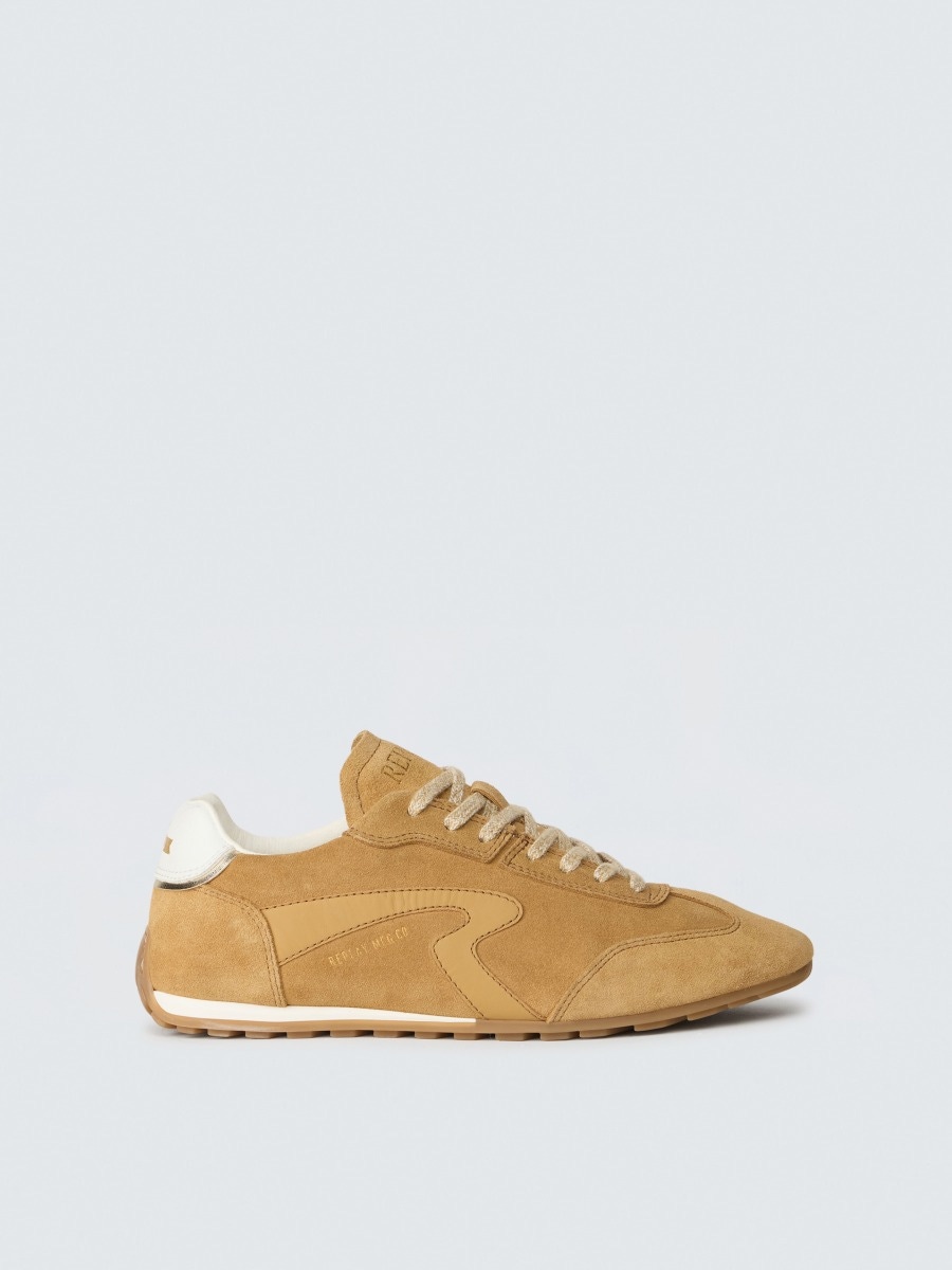 SNEAKERS IN SUEDE BACKWARD W TONAL