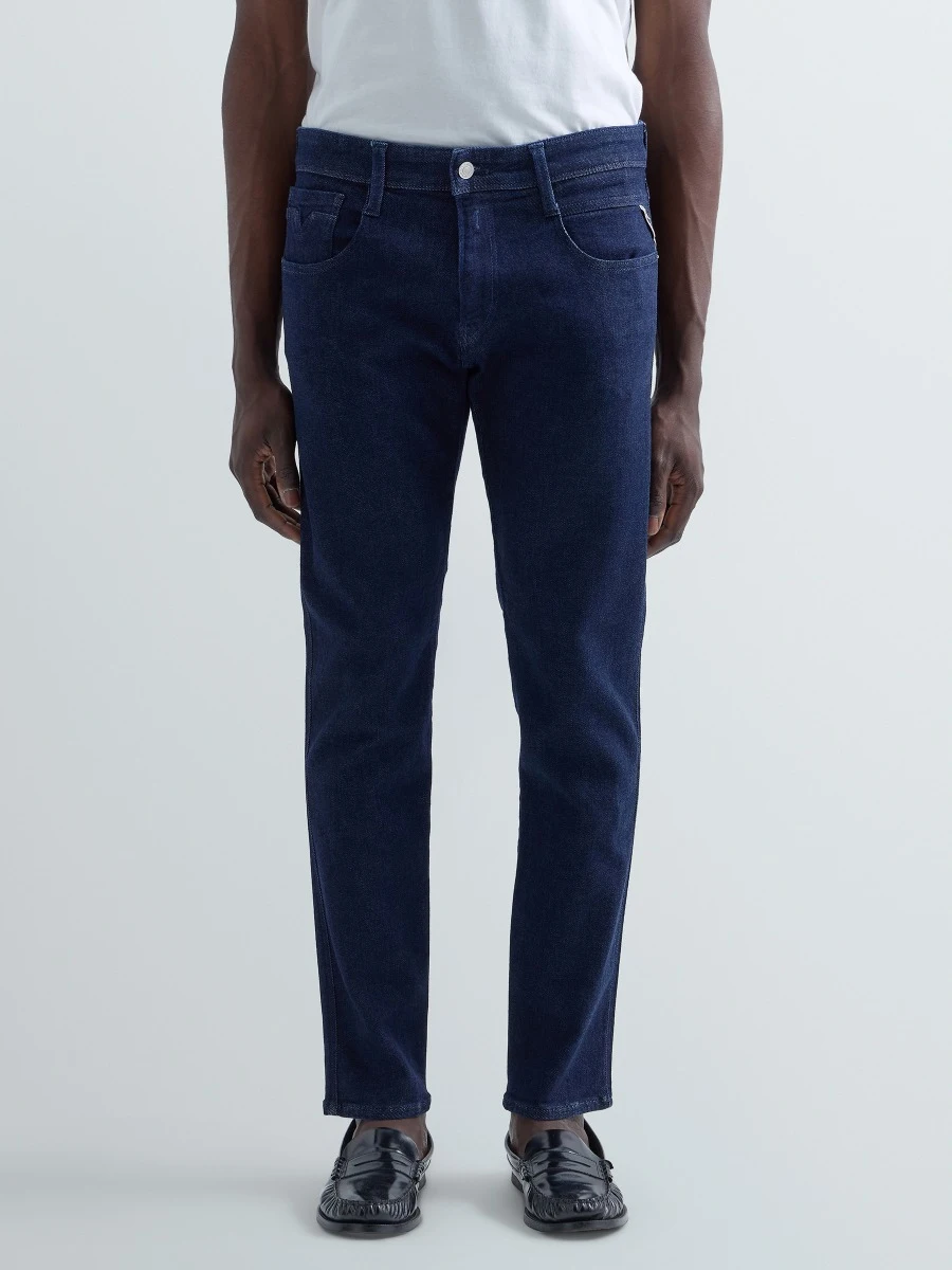 REPLAY JEANS SLIM FIT ANBASS M914Y .000.261 C07 DARK BLUE 2