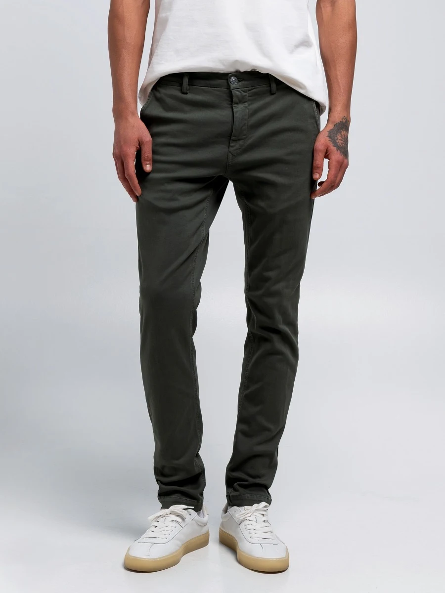 REPLAY JEANS CHINO SLIM FIT ZEUMAR M9627E.000.8366197 MILITARY GREEN.. 4