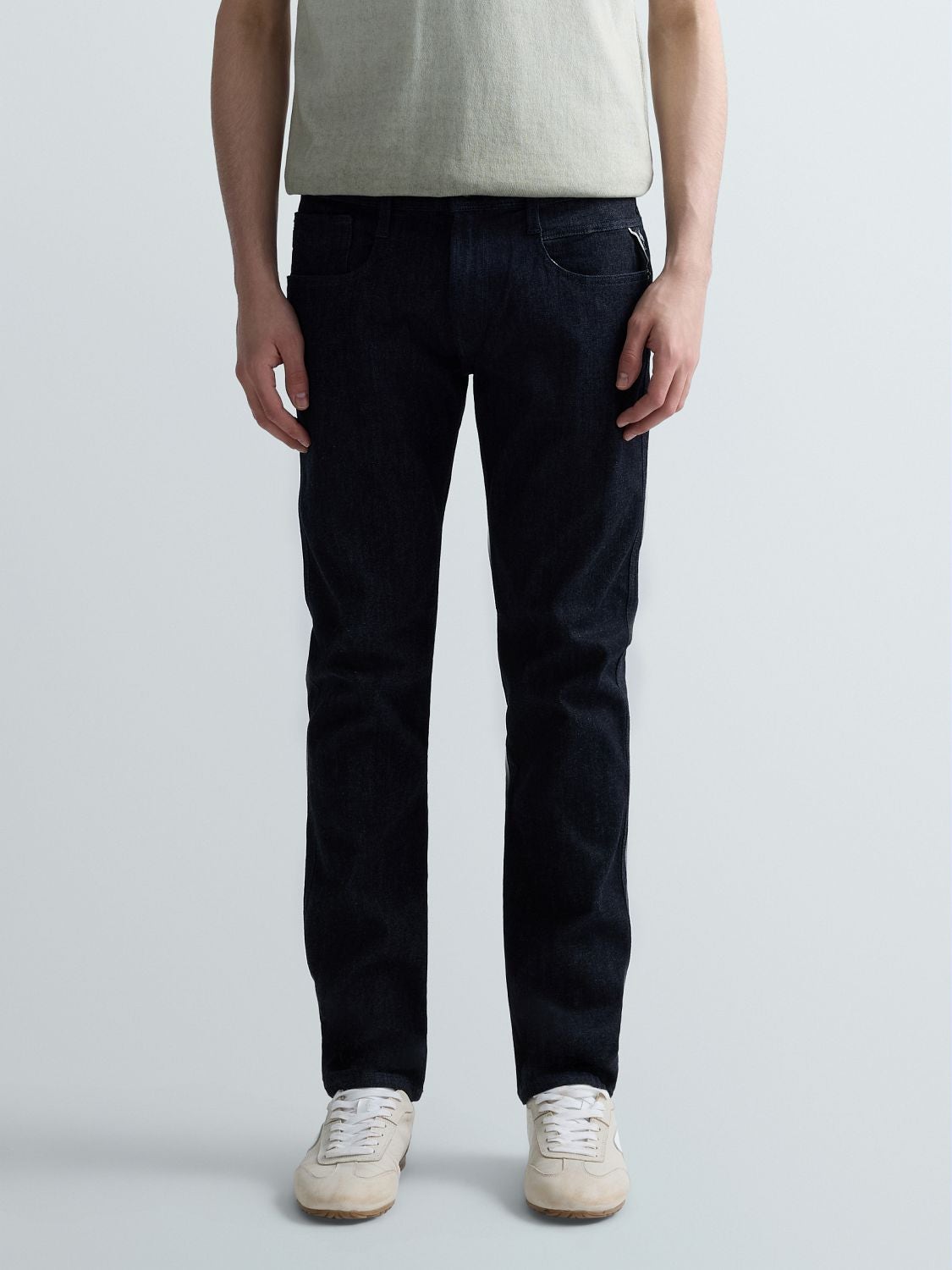 REPLAY ANBASS SLIM-FIT JEANS M914D .000.661 FI3 DARK BLUE 2