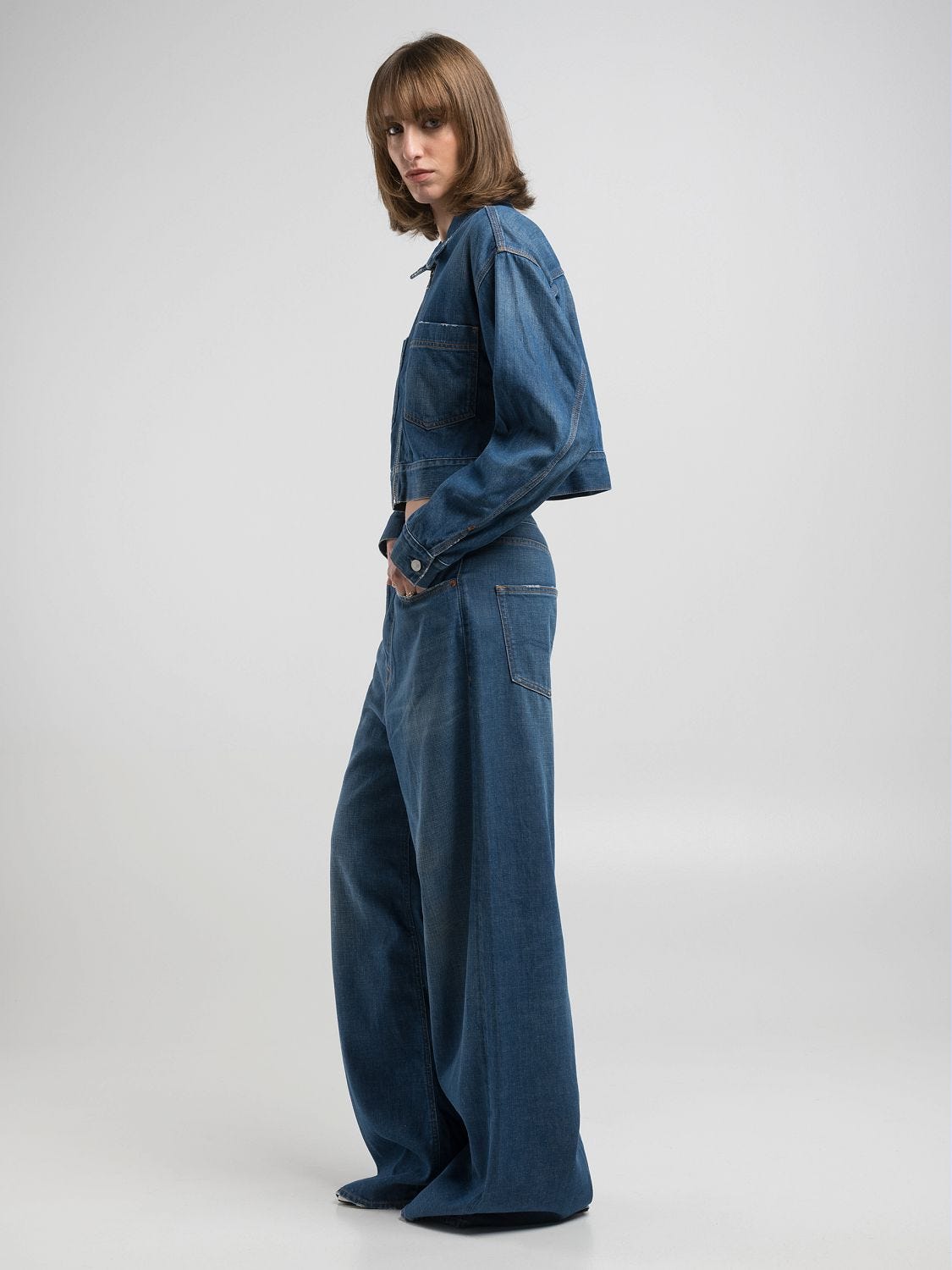 Margott baggy-fit jeans Medium blue | Replay Jeans