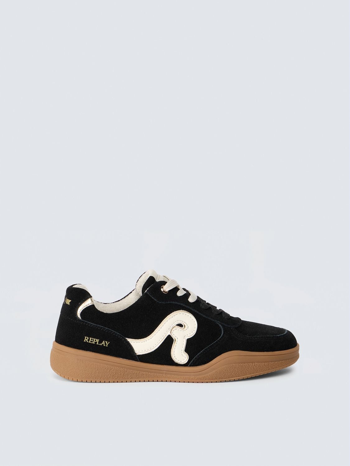 REPLAY SAGAMI SDX SUEDE SNEAKERS GWZ9L .000.C0002L BLACK__ 1