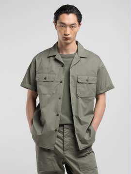 REPLAY SARTORIAL BOWLING COLLAR SHIRT