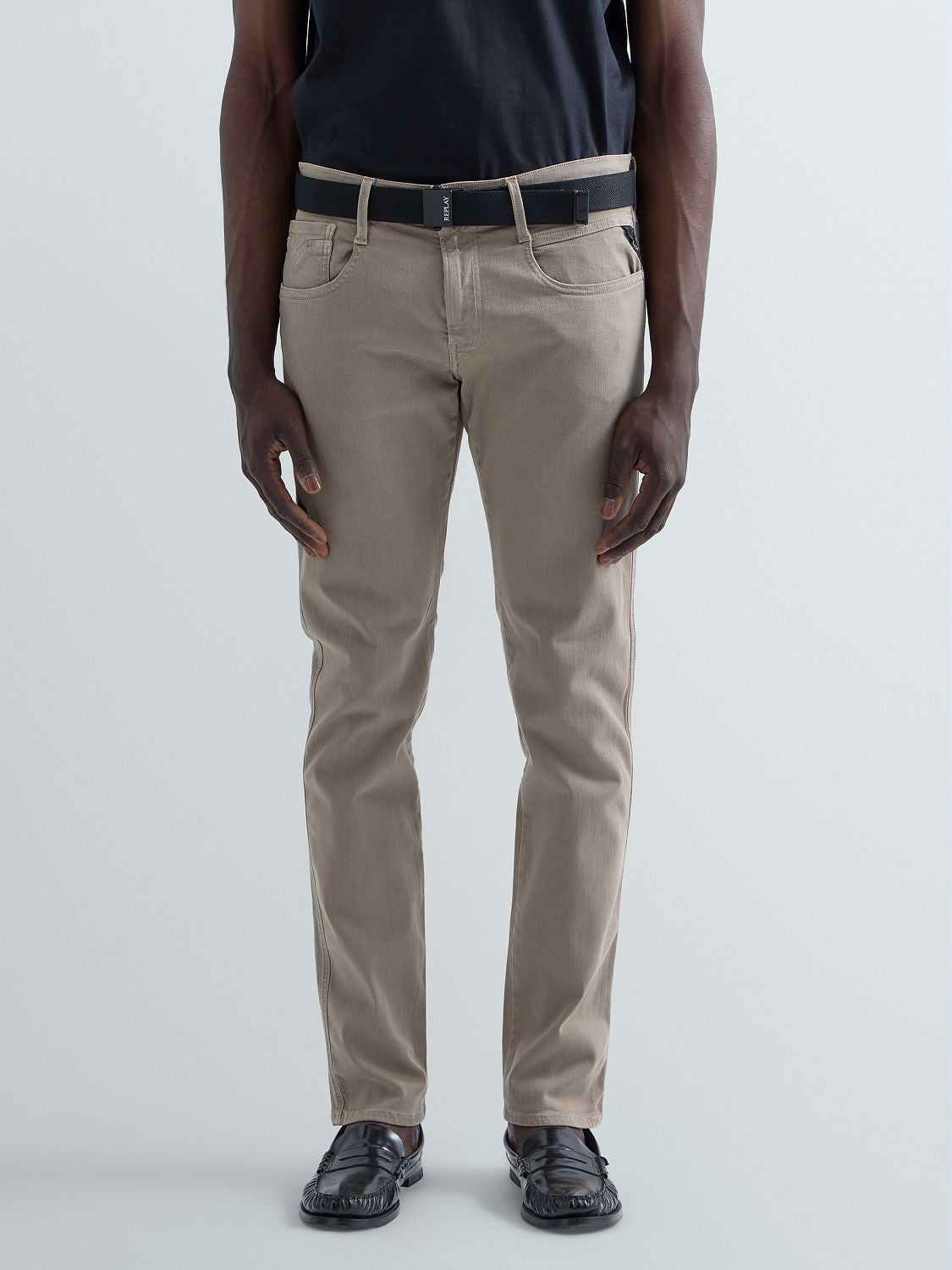 REPLAY ANBASS SLIM-FIT JEANS M914E .000.8366197 SAND 2