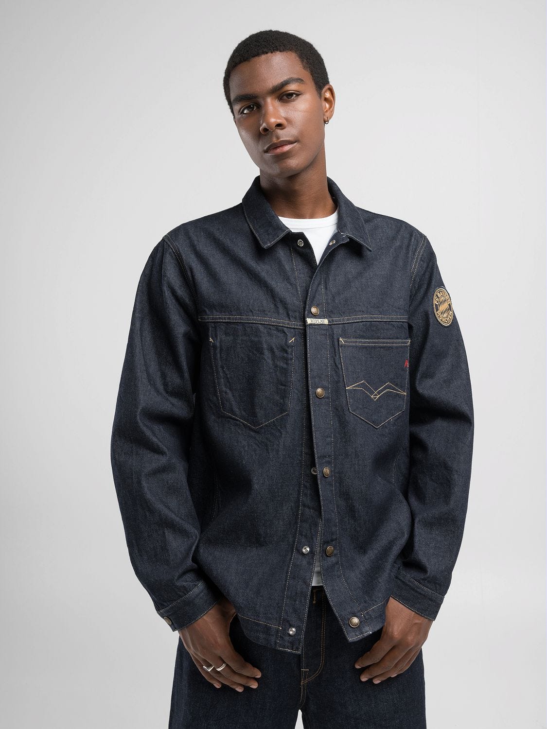 Replay sartoriale denim jacket Dark blue | Replay Jeans