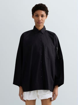 OVERSIZED COTTON POPLIN SHIRT
