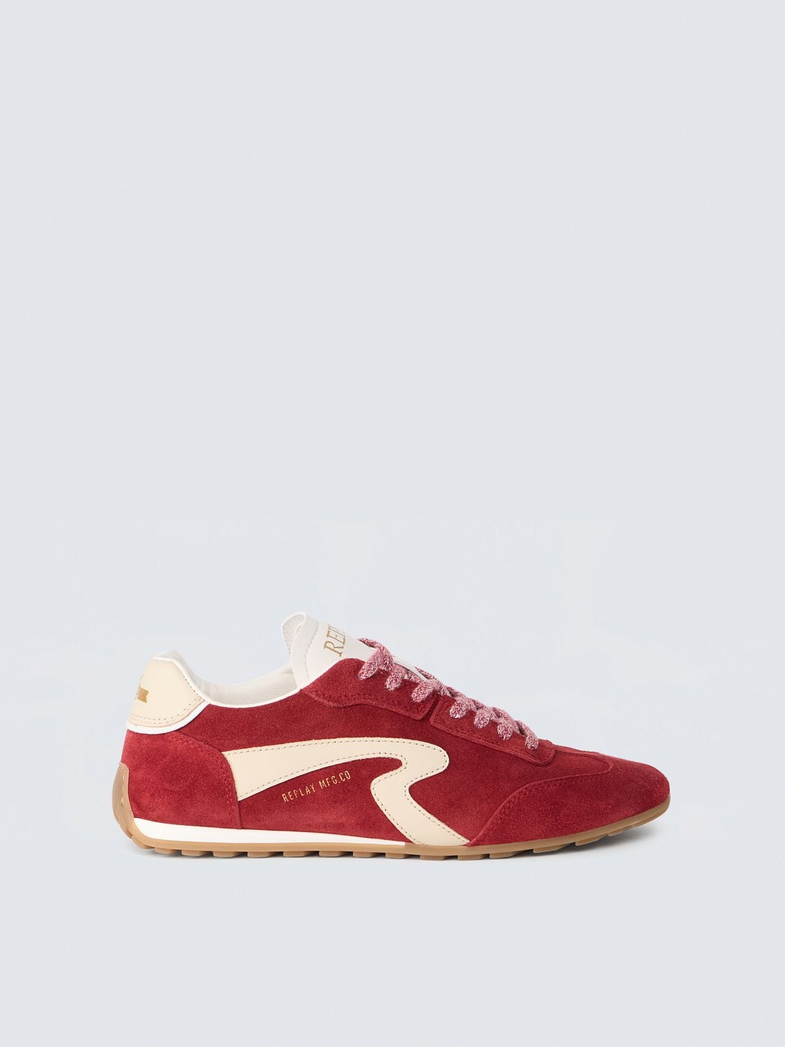REPLAY BACKWARD W TONAL SUEDE SNEAKERS GWSL2 .000.C0002L RED 1