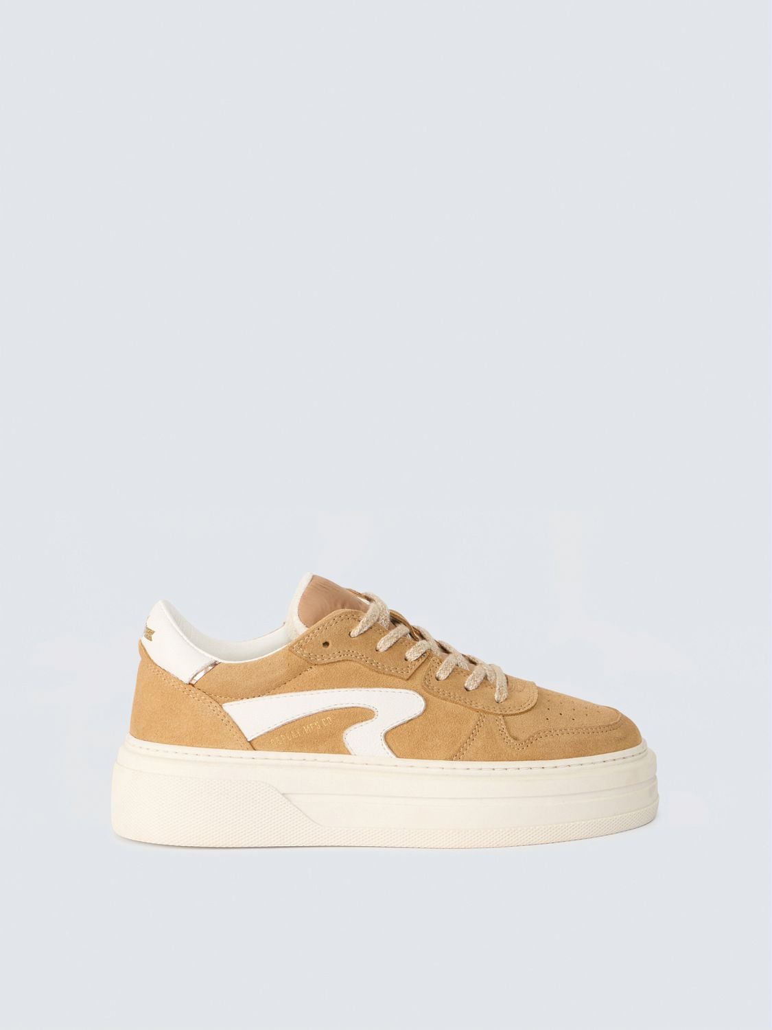 REPLAY VEGGY PAPY SUEDE PLATFORM SNEAKERS GWZ8A .000.C0004L TAN__ 1