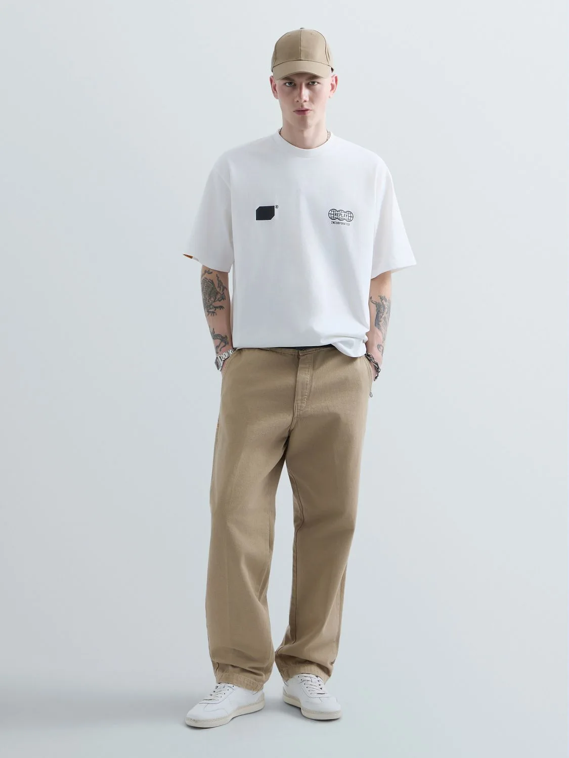 REPLAY KU6045.000.D23846-TShirt KU6045.000.D23846 OFF WHITE 1