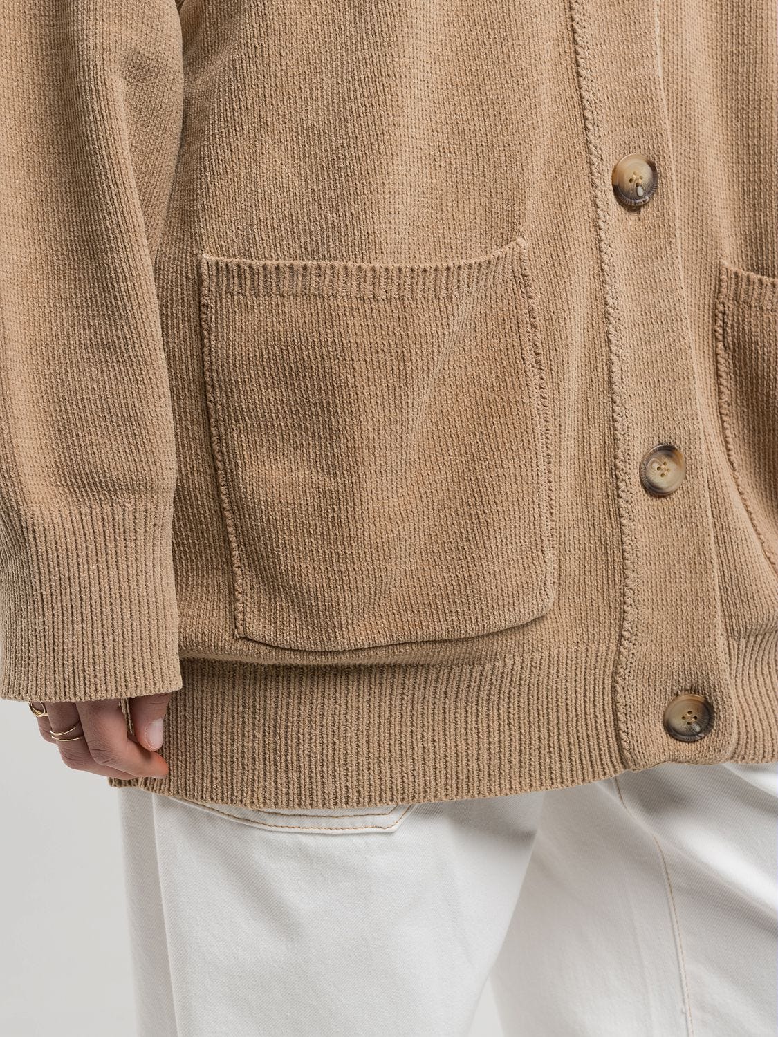 トップス argue 2WAY 90s CARDIGAN / CAMEL argue 2WAY 90s CARDIGAN / CAMEL