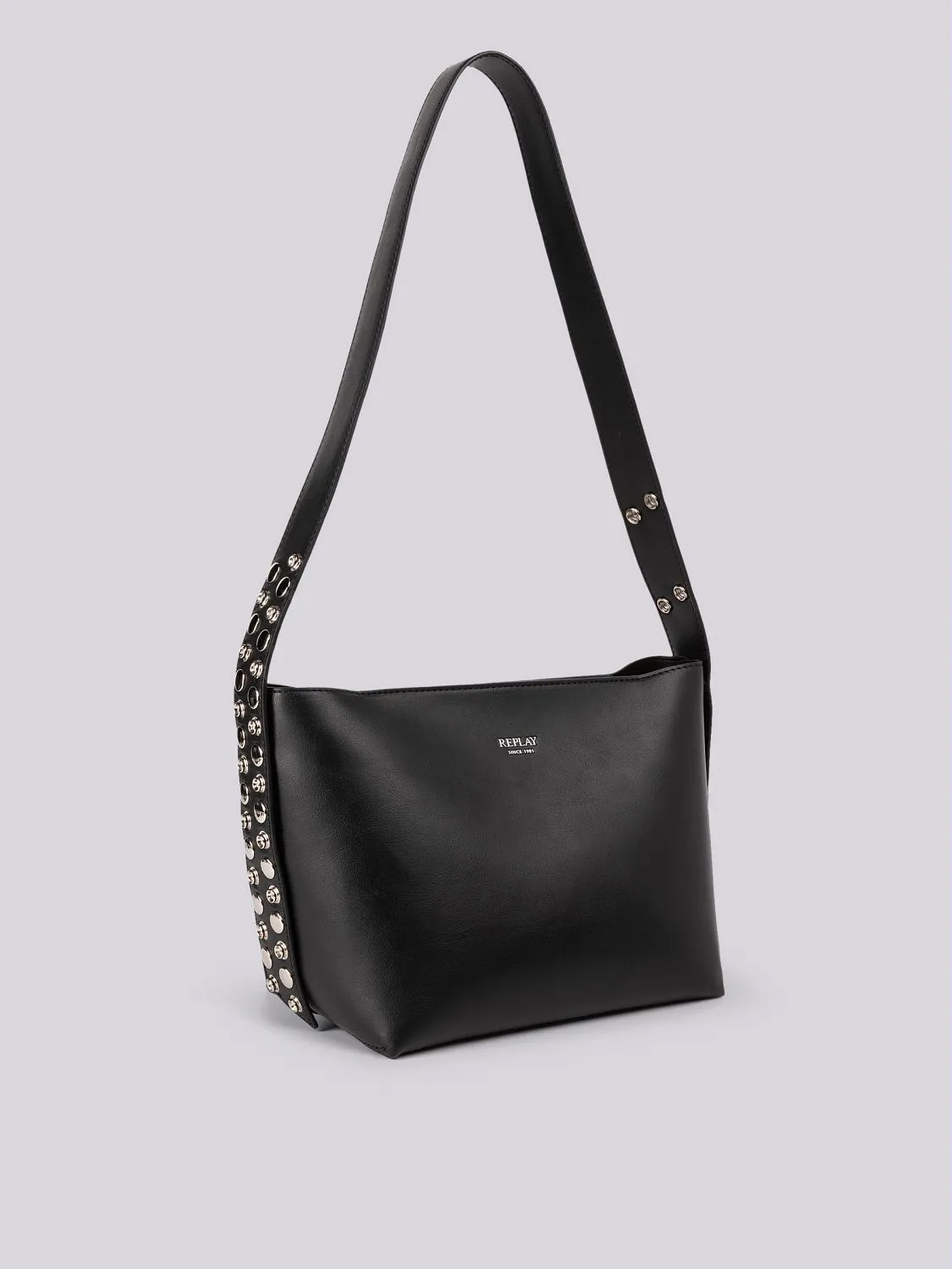 バッグ Replay HIGH-END LEATHER BAG REPLAY handbag Handbag Black | Buy bags, purses