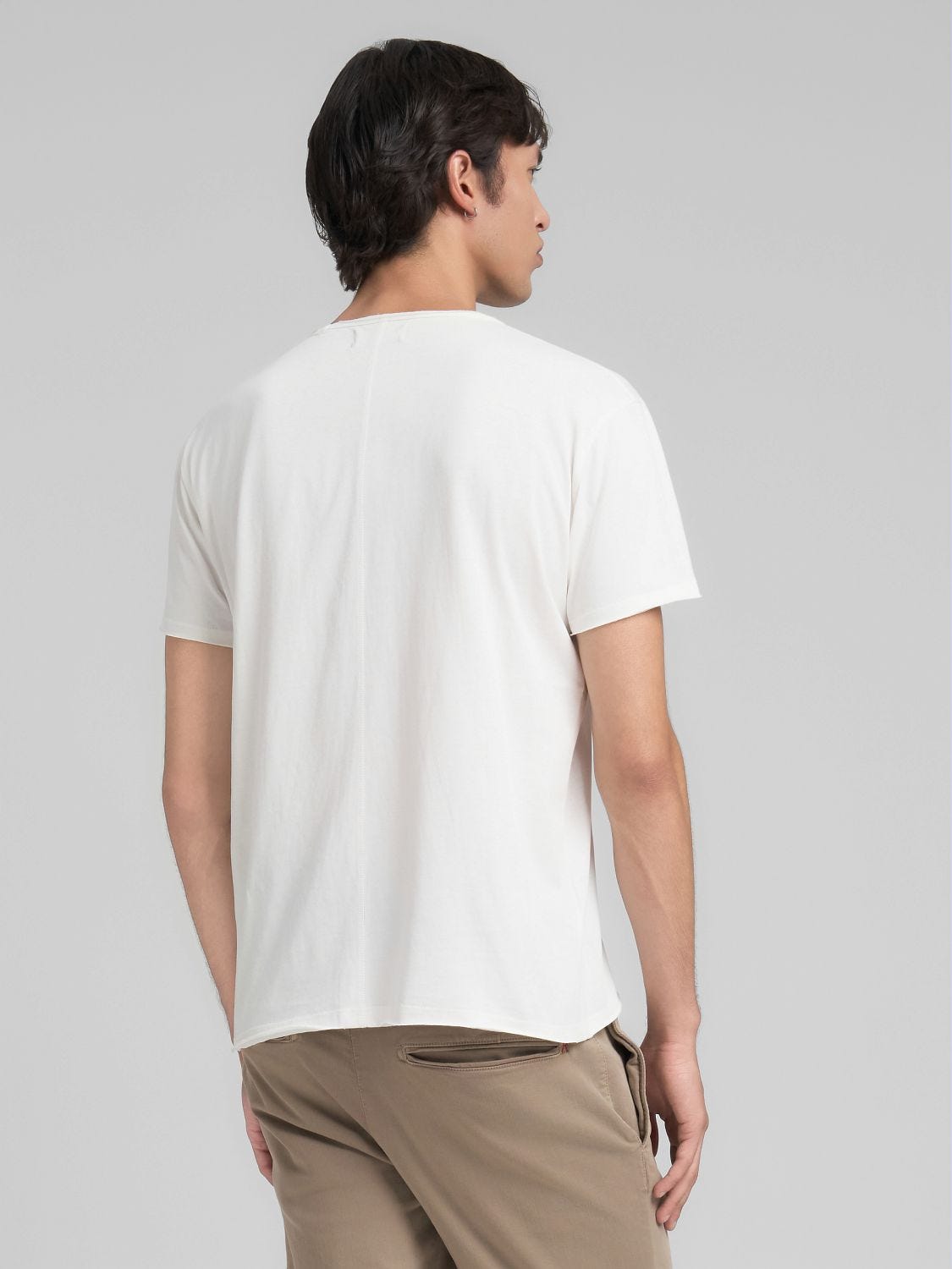 送料込★REPLAY★M3591A Tシャツ Cotton v-neck t-shirt White | Replay Jeans