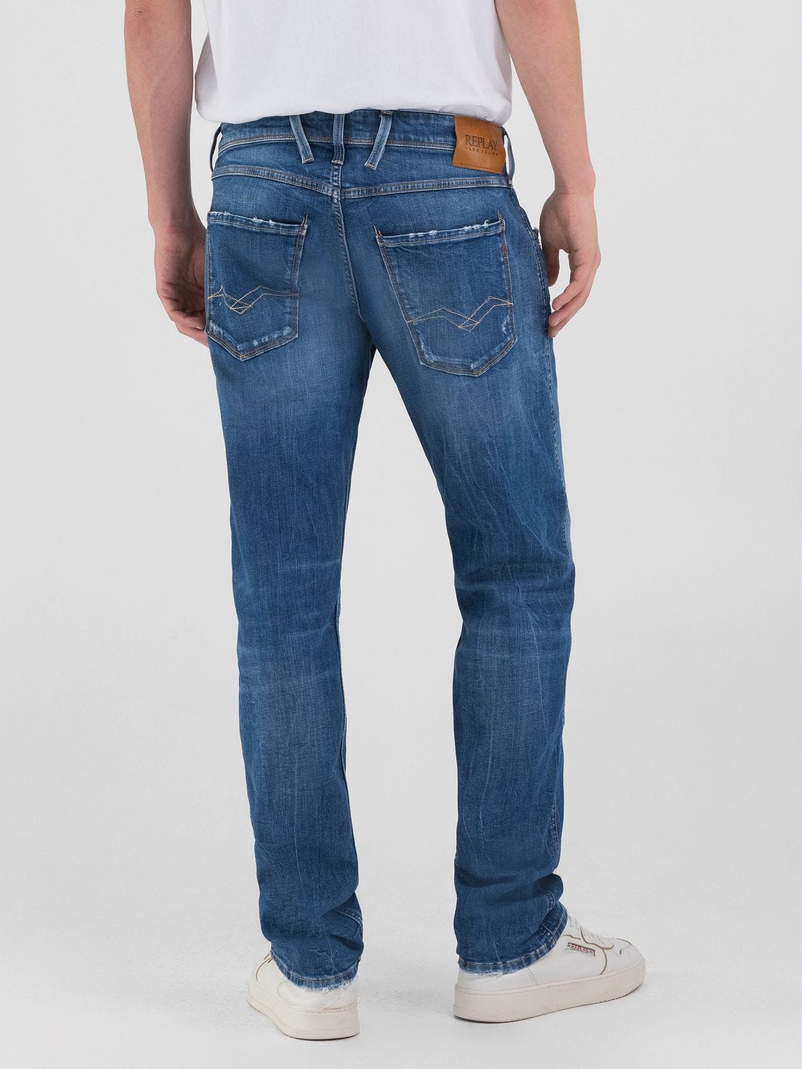 Anbass slim-fit jeans Medium blue | Replay Jeans