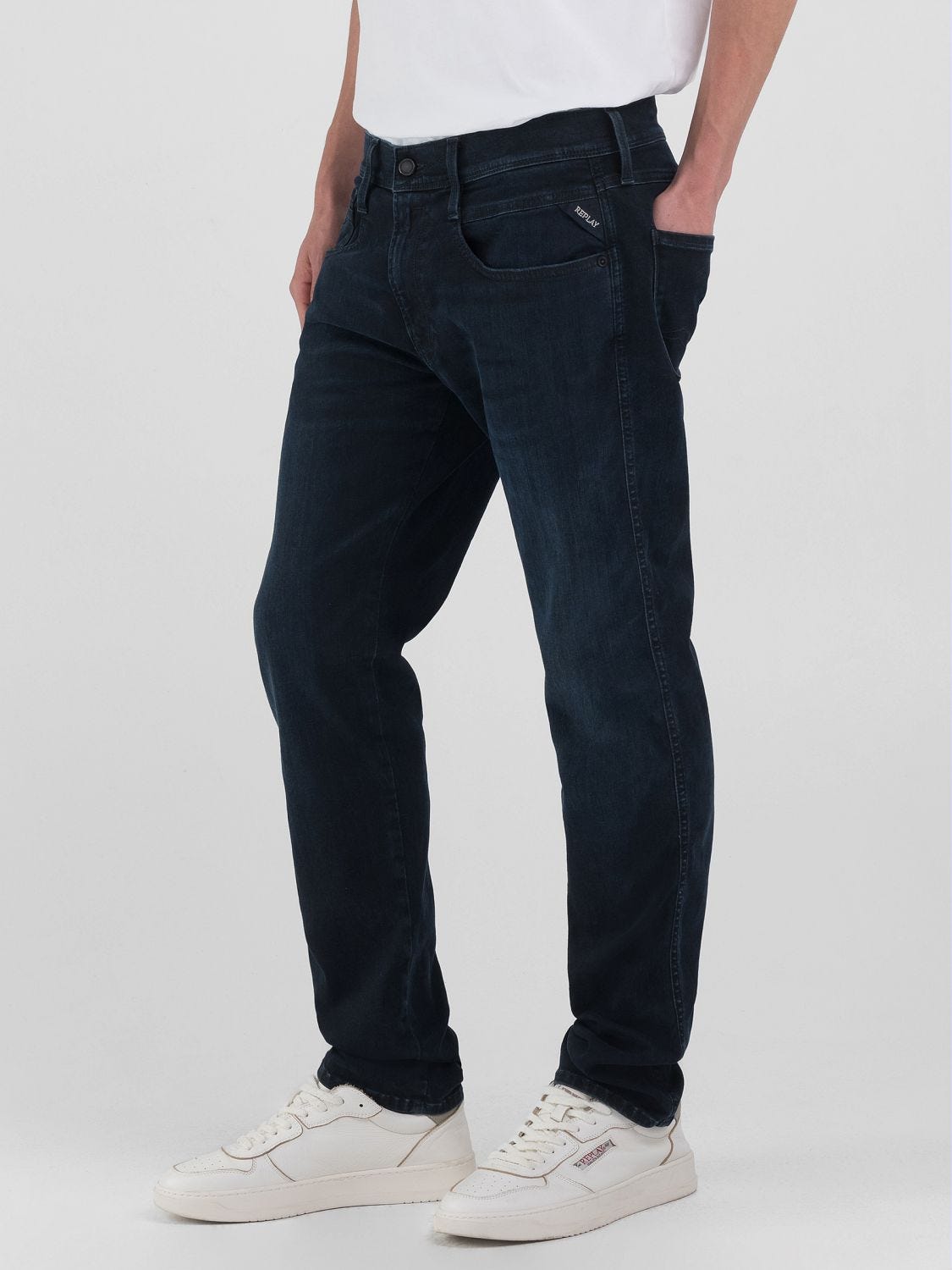 Anbass slim-fit jeans Dark blue | Replay Jeans