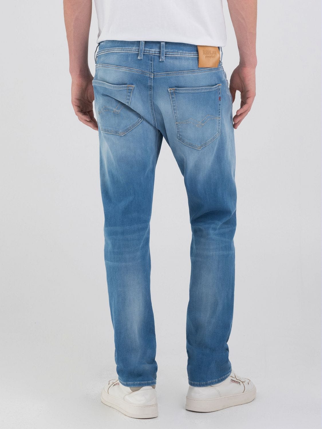Grover straight-fit jeans Light blue | Replay Jeans