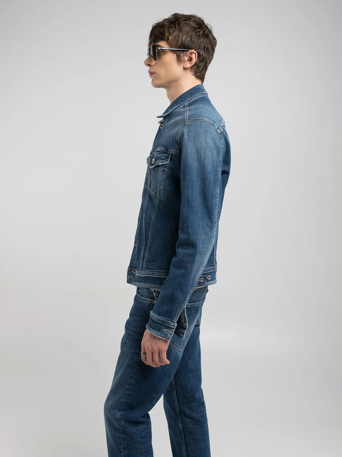 Dark denim jacket Medium blue | Replay Jeans