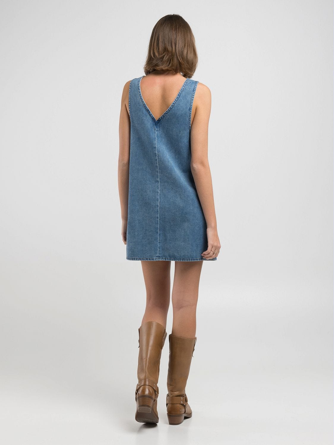 ワンピース DRIES VAN NOTEN DILEY DENIM MINI DRESS DRIES VAN NOTEN（ドリスヴァンノッテン）の「Dries Van Noten