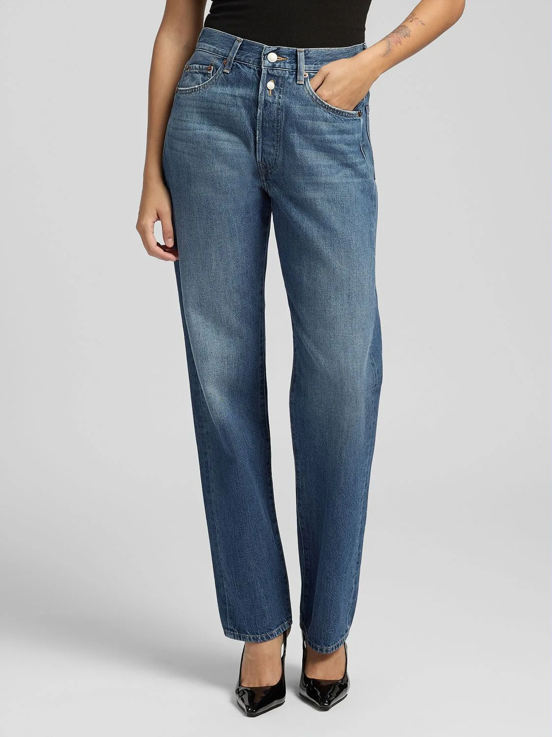 REPLAY W9ZERO1 STRAIGHT-FIT JEANS W9Z1  .000.800 721 DARK BLUE 2