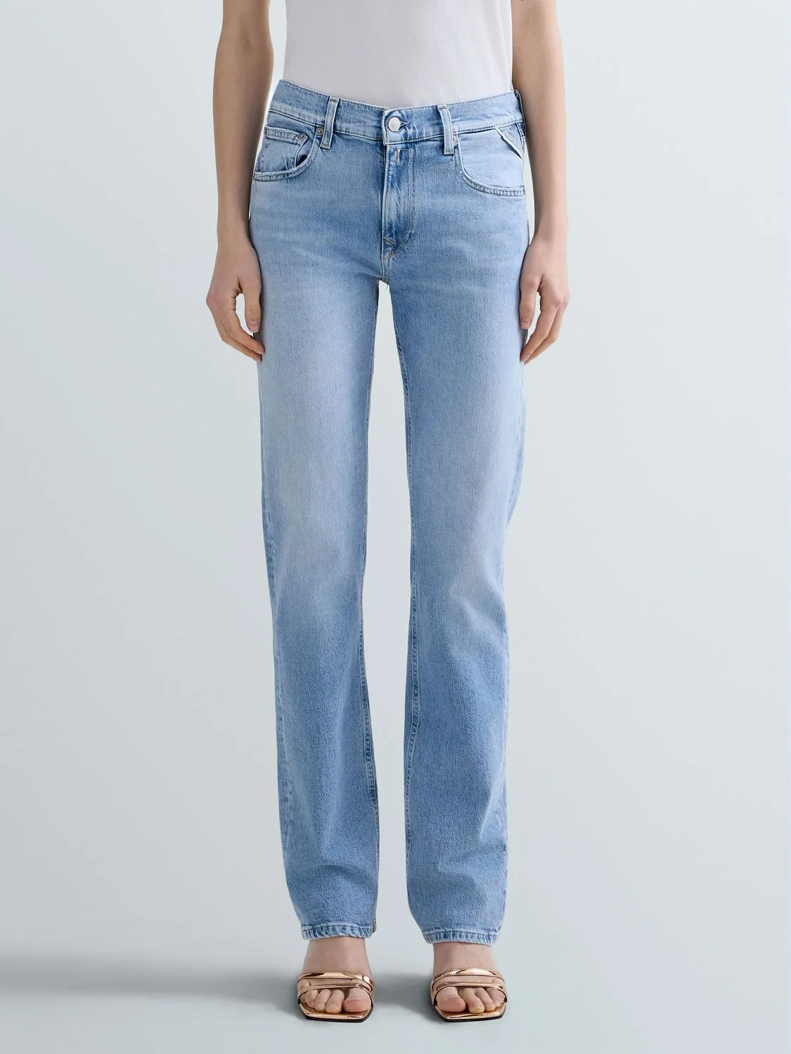 REPLAY AKEME STRAIGHT-FIT JEANS WA533 .000.873 159 LIGHT BLUE 2