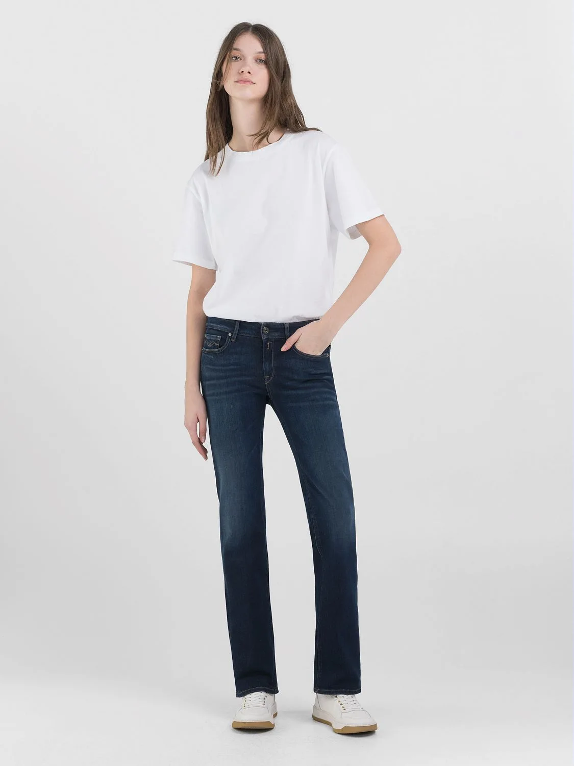 REPLAY WLH689.000.69D 709-Pants WLH689.000.69D 709 DARK BLUE 1